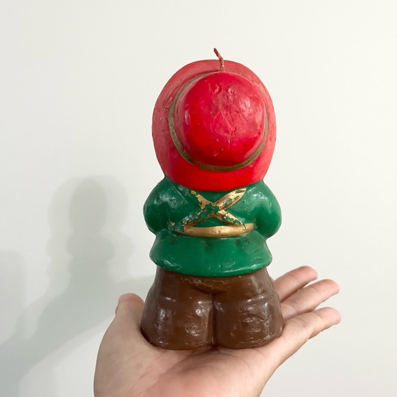 Vintage Jasco and Avon Christmas Wax Candle Figures People And Dog Set of Three - Picture 8 of 11